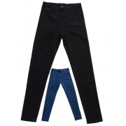 Dámské riflové legíny s chlupem